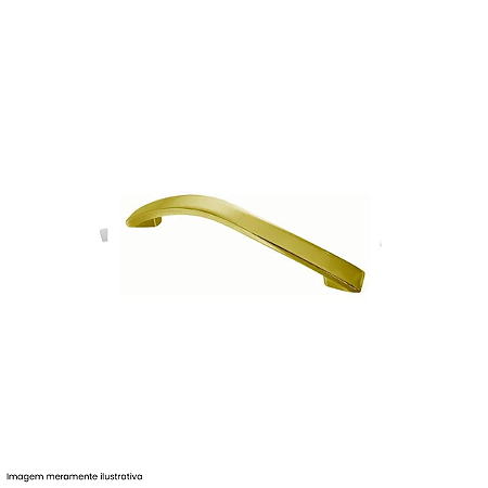 Puxador Varrone 96 mm Dourado – Design Moderno Gruppa