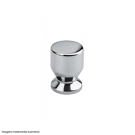 Puxador Taça Ponto Cromado – Design Moderno Gruppa