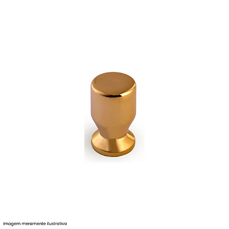 Puxador Taça Ponto Dourado – Design Moderno Gruppa
