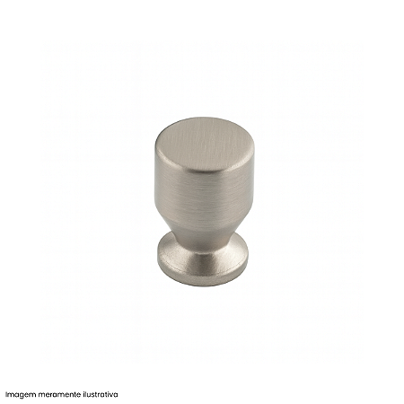 Puxador Taça Ponto Níquel Escovado – Design Moderno Gruppa