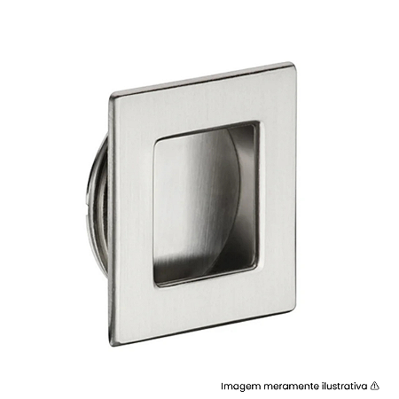 Puxador Italy Line IL 147 Aço Escovado 35mm