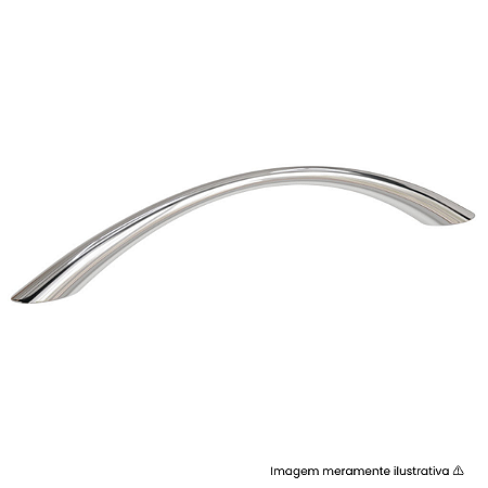 Puxador Italy Line IL 604 128mm Cromado