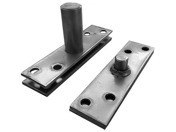 Pivô Geris Inox Escovado Para Portas Pivotantes até 100kg