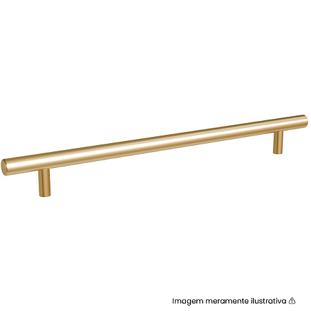 Puxador Italy Line Primus 814 224mm Dourado Matte