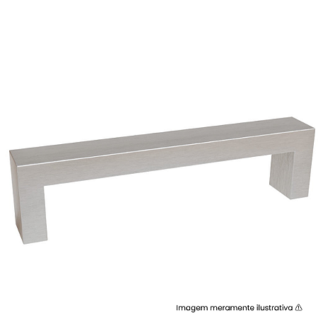 Puxador Italy Line Rezzo 818 224mm Aço Escovado