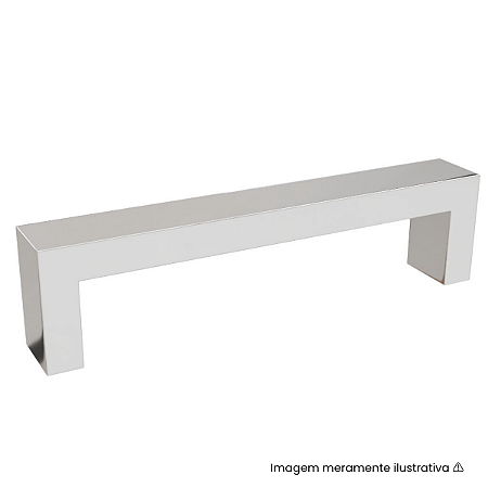 Puxador Italy Line Rezzo 818 224mm Inox Polido