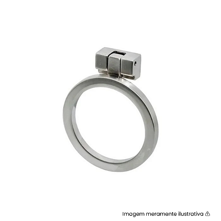 Puxador Torralba Jalapa 522 Níquel Escovado 16mm