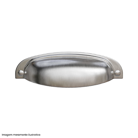 Puxador Vivaro Aço Escovado 96 mm – Design Moderno