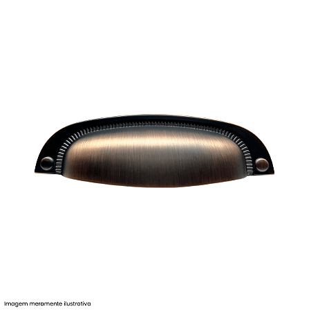 Puxador Vivaro 222 Cobre Velho 64 mm – Estilo Rústico