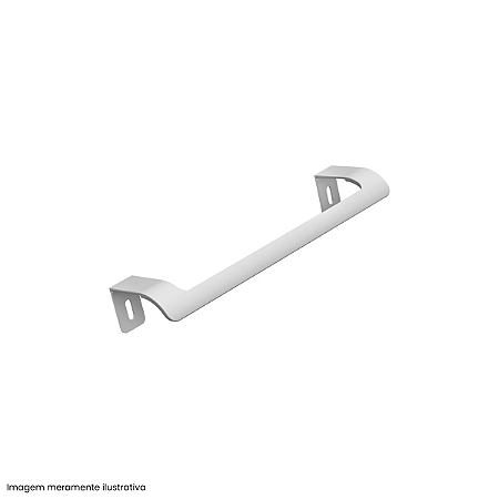 Puxador Torralba PV 14 96 mm Cromado Fosco