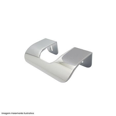 Puxador Torralba PV 15 64 mm Cromado Brilho