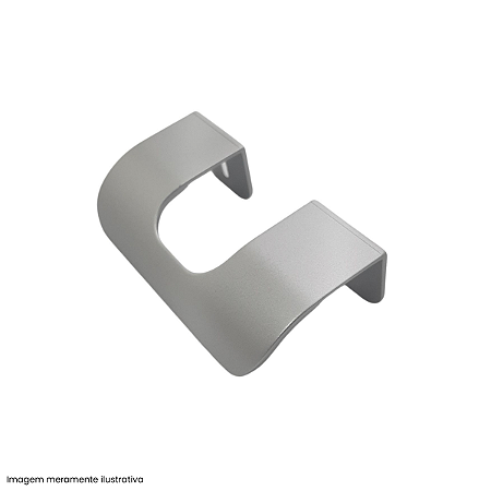 Puxador Torralba PV 15 32 mm Cromado Fosco