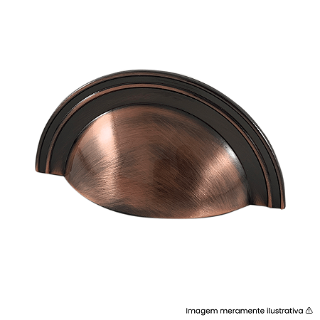 Puxador Torralba Grenade Cobre Velho Escovado