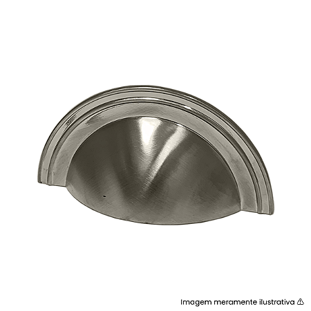 Puxador Torralba Grenade Níquel Escovado