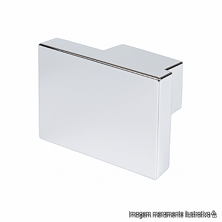 Puxador Torralba Cubo Cromado 160mm
