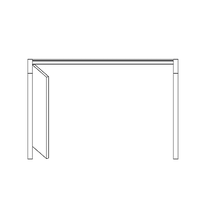 Articolato Plus Mais 1 Folha (Fixação Centro) Dobradiça Padrão Inox