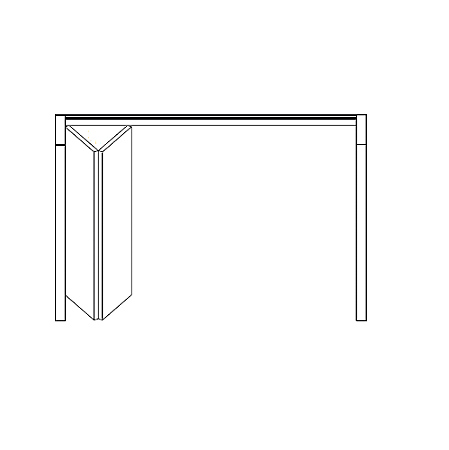 Kit Articolato Plus Mais 2 Folhas (Fixação Canto/Centro) Dobradiça Padrão Inox