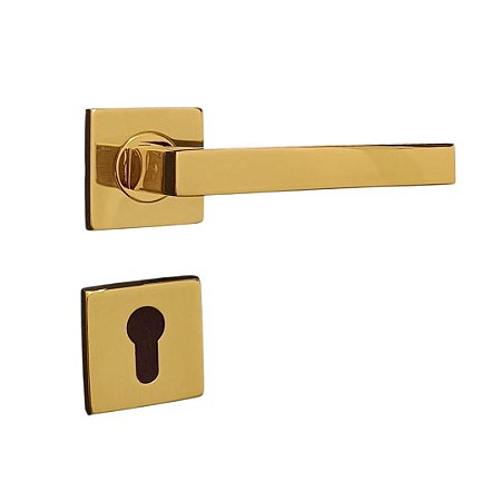 Fechadura Hafele Linha Essence Schiller Externa Inox Dourado