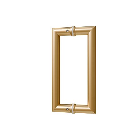 Puxador Duplo Italy Line IL4080 150mm Inox Dourado Matte