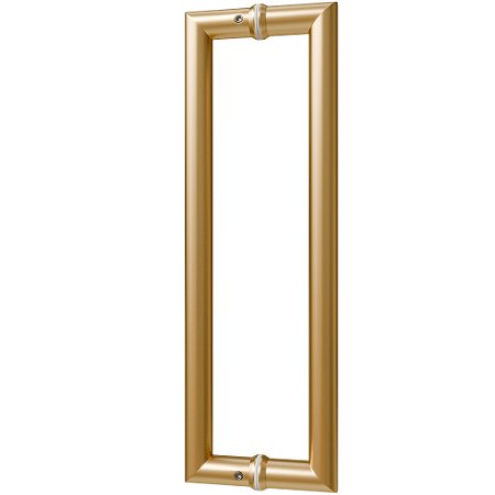 Puxador Duplo Italy Line IL4080 250mm Inox Dourado Matte
