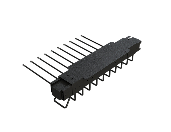 Calceiro Simples Superior Extraível 345 x 100x 470 mm – Preto Fosco