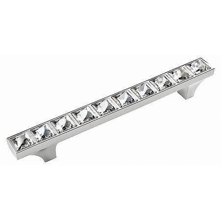 Puxador Cristal IL4410 Cromado 96mm – Italyline