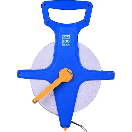 Trena Famastil Fibra De Vidro | 30 Metros | Com Manivela - Ideal Para Medições Grandes