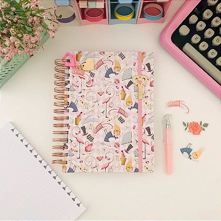 Caderno Universitário, Inteligente, Wire-o, Alice no País das Maravilhas.
