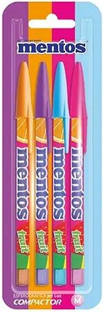 Caneta Fruit Colorida, Mentos - Compactor