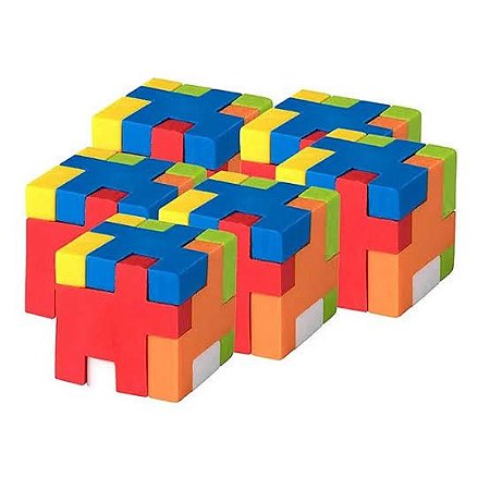 Borracha cubo 6x1 - BRW