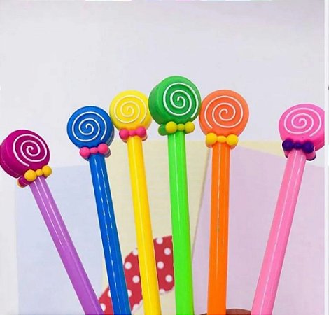 Caneta Fofa Pirulito, 0.4mm - Lovelypen