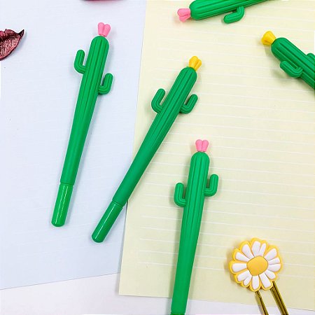 Caneta Cactus, 0.4 mm, (Tinta Preta) - Lovelypen