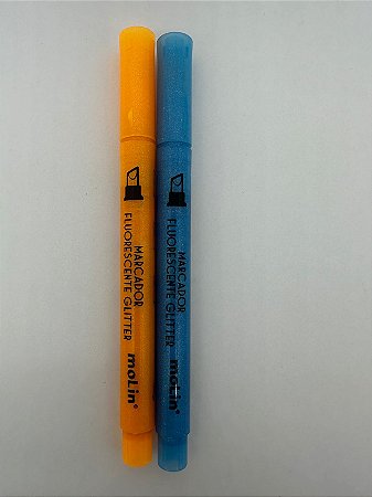 Marcador Fluorescente com Glitter - Molin