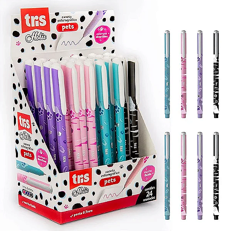 Caneta Esferografica Pets, 0.7 mm - Tris