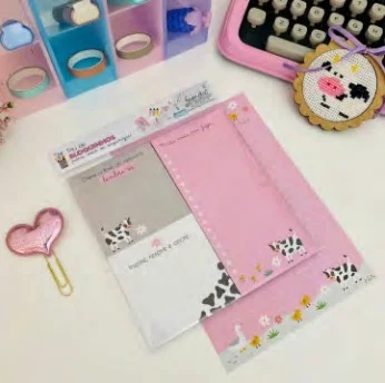 Trio de Bloquinhos com 40 folhas, Smell the Flowers.