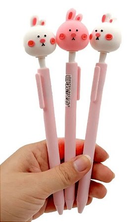 Caneta Cute Emborrachada 0.5 mm Coelho