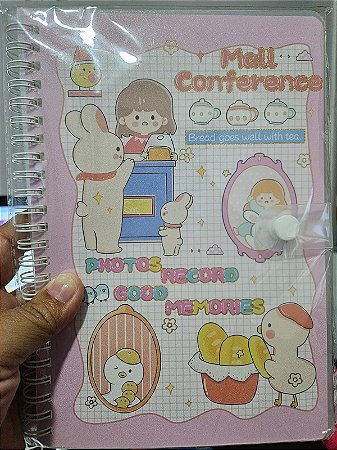 Caderninho com fechador