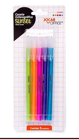 Blister caneta esferográfica Sunset