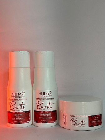 Kit Buriti Shampoo 300ml, Condicionador 300ml e Máscara 300g