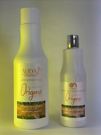 Ativador de Cachos 1L + Gelatina Maracujá 500ml