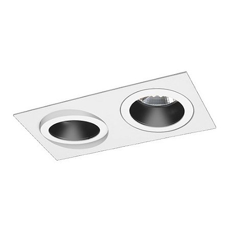Spot Embutir Retângulo JN 1402/2DR-BFPF