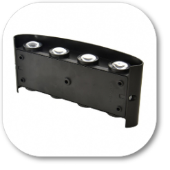 Arandela  JN-103PR LED 8W IP54 3000K