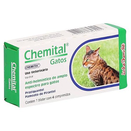 Chemital Gatos 4 comprimidos