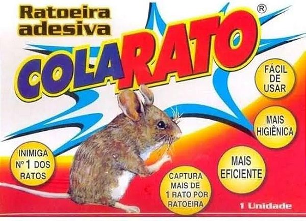Cola Rato - Ratoeira Adesiva