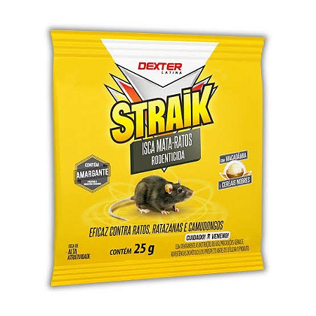 Straik Isca Mata Ratos 25g
