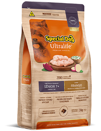 Special Dog Ultralife Frango Raças Pequenas Sênior 7+