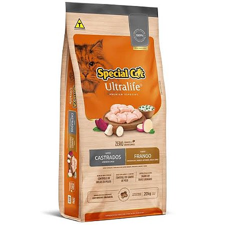 Ração para Gatos Castrados 20kg Special Cat