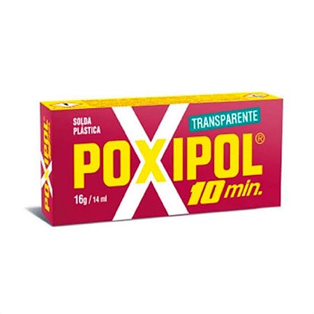 Poxipol Solda Plástica Transparente