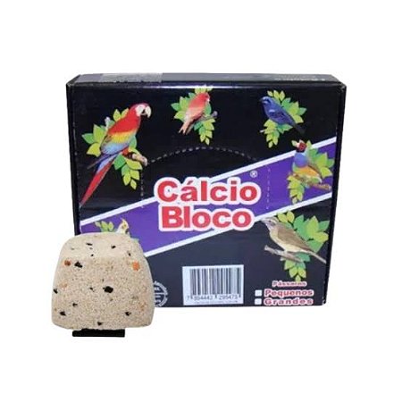 Cálcio Bloco Pássaros Pequenos e Grandes