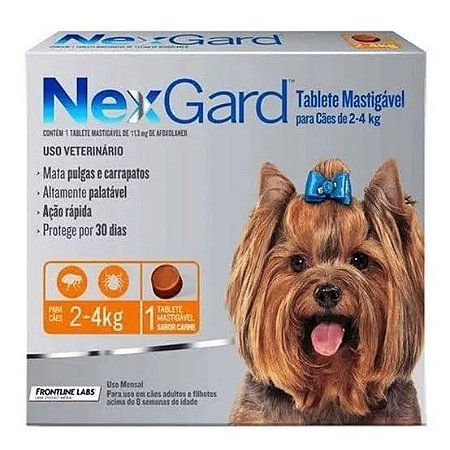 Nexgard 2Kg - 4kg 01 Comprimido